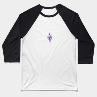 Watercolor Lavender Baseball T-Shirt